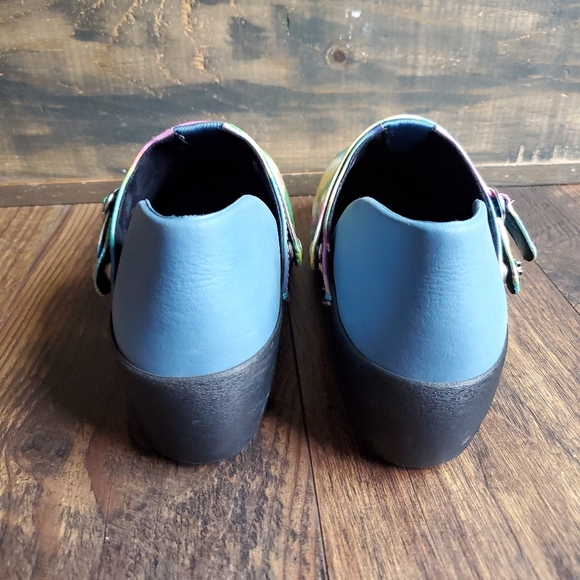 Rocky 4 Eur Sole Healthcare 3” Multi Color Slip Resistant Clog Size 6/6.5 - Picture 5 of 7